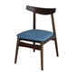 Linen Scandinavian Dining Side Chair Matte Finish Open Back Dining Chair Denim Blue 1 Piece Clearhalo ' kitchen&dining_furn' 'Dining Chairs' 'Dining Tables & Seating' 'dining_chair' 'furn' 'furn_dining_chair' 'Furniture' 'furniture_dining_chair' 'Kitchen & Dining Furniture' 'kitchen' 3944575