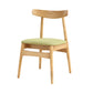 Linen Scandinavian Dining Side Chair Matte Finish Open Back Dining Chair Lemon Green 1 Piece Clearhalo ' kitchen&dining_furn' 'Dining Chairs' 'Dining Tables & Seating' 'dining_chair' 'furn' 'furn_dining_chair' 'Furniture' 'furniture_dining_chair' 'Kitchen & Dining Furniture' 'kitchen' 3944587