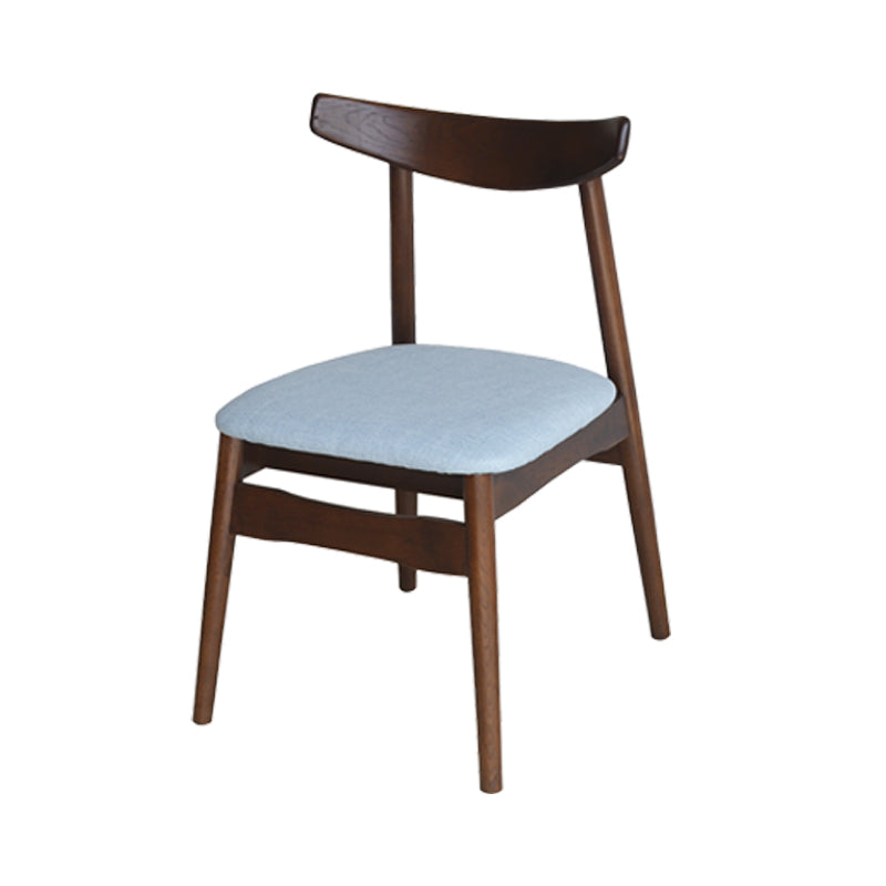 Linen Scandinavian Dining Side Chair Matte Finish Open Back Dining Chair Sky Blue 1 Piece Clearhalo ' kitchen&dining_furn' 'Dining Chairs' 'Dining Tables & Seating' 'dining_chair' 'furn' 'furn_dining_chair' 'Furniture' 'furniture_dining_chair' 'Kitchen & Dining Furniture' 'kitchen' 3944593