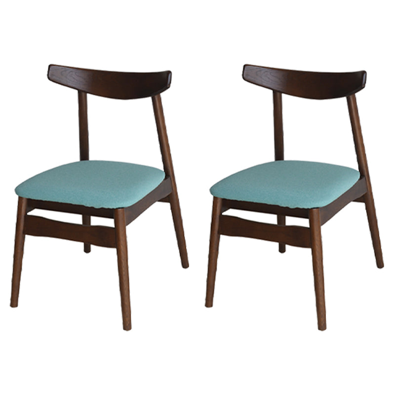 Linen Scandinavian Dining Side Chair Matte Finish Open Back Dining Chair Lake Green 2 Piece Set Clearhalo ' kitchen&dining_furn' 'Dining Chairs' 'Dining Tables & Seating' 'dining_chair' 'furn' 'furn_dining_chair' 'Furniture' 'furniture_dining_chair' 'Kitchen & Dining Furniture' 'kitchen' 3944600