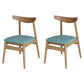 Linen Scandinavian Dining Side Chair Matte Finish Open Back Dining Chair Pea Green 2 Piece Set Clearhalo ' kitchen&dining_furn' 'Dining Chairs' 'Dining Tables & Seating' 'dining_chair' 'furn' 'furn_dining_chair' 'Furniture' 'furniture_dining_chair' 'Kitchen & Dining Furniture' 'kitchen' 3944609