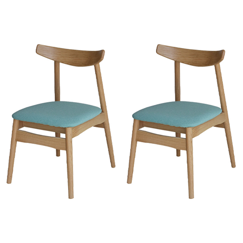 Linen Scandinavian Dining Side Chair Matte Finish Open Back Dining Chair Pea Green 2 Piece Set Clearhalo ' kitchen&dining_furn' 'Dining Chairs' 'Dining Tables & Seating' 'dining_chair' 'furn' 'furn_dining_chair' 'Furniture' 'furniture_dining_chair' 'Kitchen & Dining Furniture' 'kitchen' 3944609