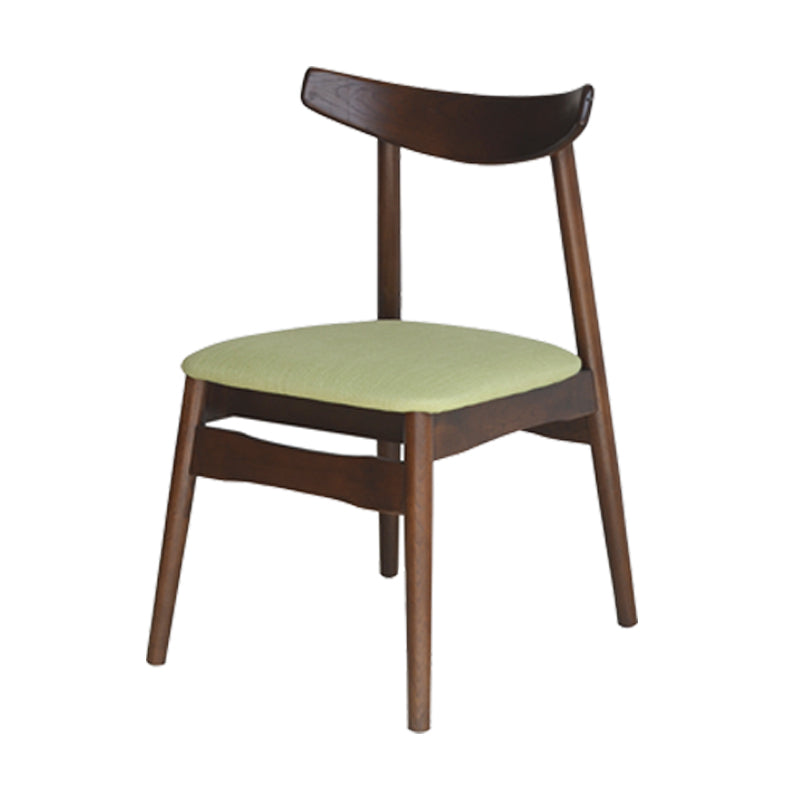 Linen Scandinavian Dining Side Chair Matte Finish Open Back Dining Chair Light Green 1 Piece Clearhalo ' kitchen&dining_furn' 'Dining Chairs' 'Dining Tables & Seating' 'dining_chair' 'furn' 'furn_dining_chair' 'Furniture' 'furniture_dining_chair' 'Kitchen & Dining Furniture' 'kitchen' 3944611