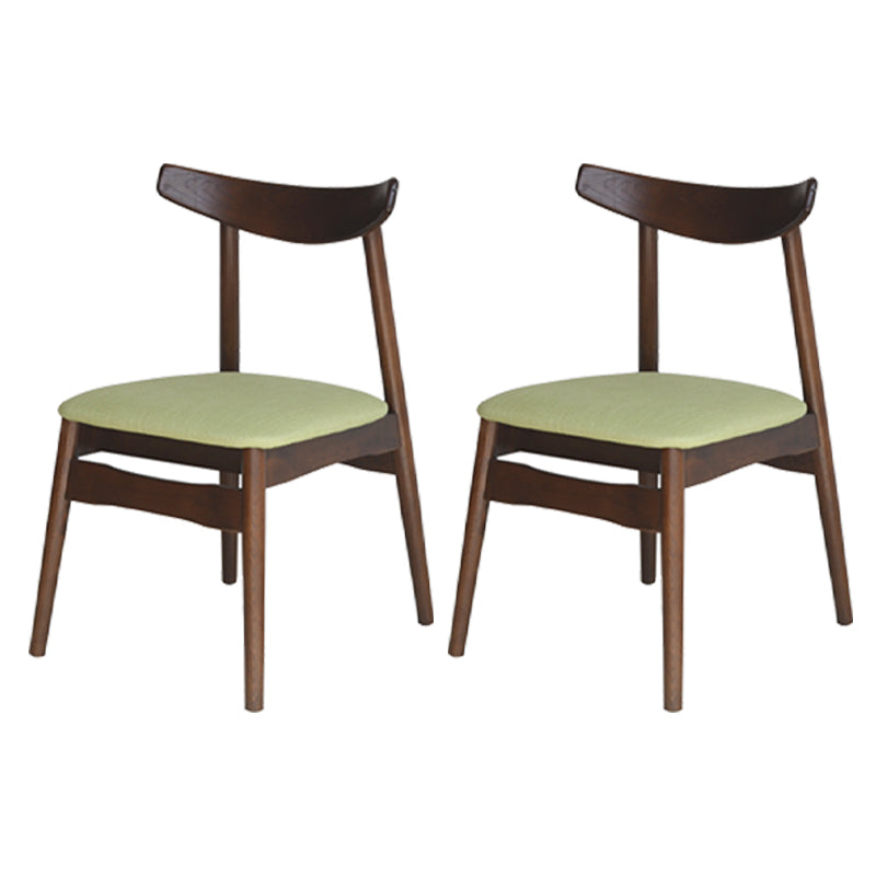 Linen Scandinavian Dining Side Chair Matte Finish Open Back Dining Chair Light Green 2 Piece Set Clearhalo ' kitchen&dining_furn' 'Dining Chairs' 'Dining Tables & Seating' 'dining_chair' 'furn' 'furn_dining_chair' 'Furniture' 'furniture_dining_chair' 'Kitchen & Dining Furniture' 'kitchen' 3944612