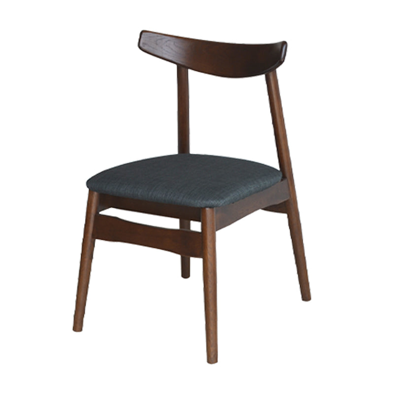 Linen Scandinavian Dining Side Chair Matte Finish Open Back Dining Chair Grey 1 Piece Clearhalo ' kitchen&dining_furn' 'Dining Chairs' 'Dining Tables & Seating' 'dining_chair' 'furn' 'furn_dining_chair' 'Furniture' 'furniture_dining_chair' 'Kitchen & Dining Furniture' 'kitchen' 3944617