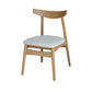 Linen Scandinavian Dining Side Chair Matte Finish Open Back Dining Chair White 1 Piece Clearhalo ' kitchen&dining_furn' 'Dining Chairs' 'Dining Tables & Seating' 'dining_chair' 'furn' 'furn_dining_chair' 'Furniture' 'furniture_dining_chair' 'Kitchen & Dining Furniture' 'kitchen' 3944629