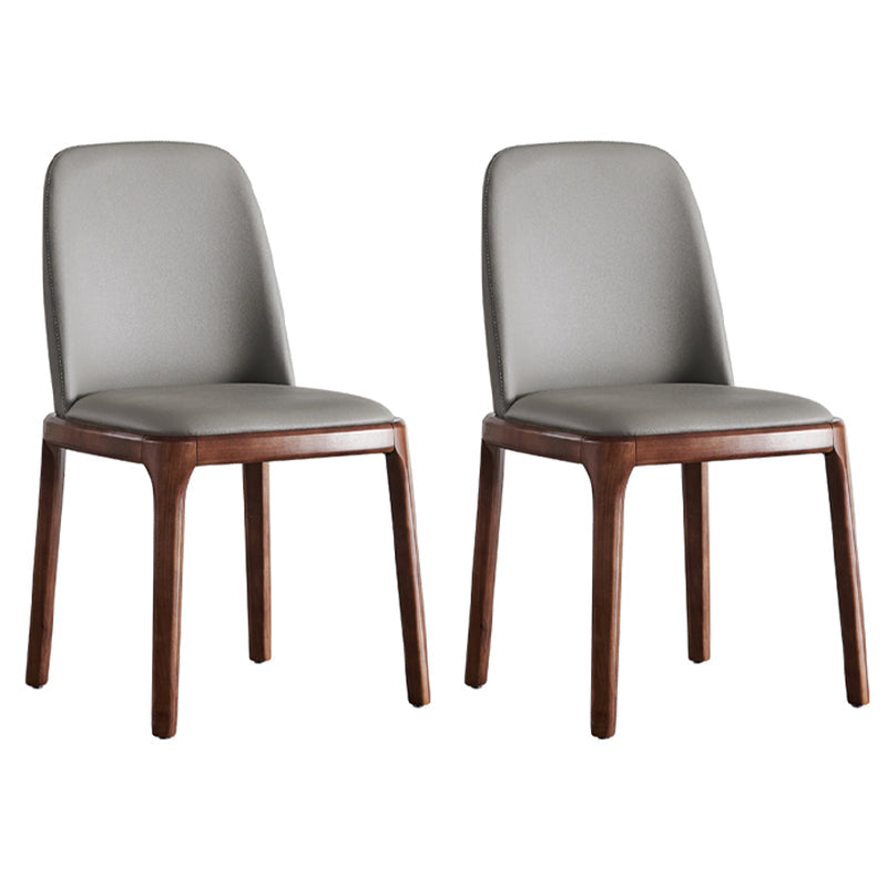 Upholstered Industrial Home Side Chair Matte Finish Parsons Dining Chair (Set of 2) Light Gray Clearhalo ' kitchen&dining_furn' 'Dining Chairs' 'Dining Tables & Seating' 'dining_chair' 'furn' 'furn_dining_chair' 'Furniture' 'furniture_dining_chair' 'Kitchen & Dining Furniture' 'kitchen' 3944638