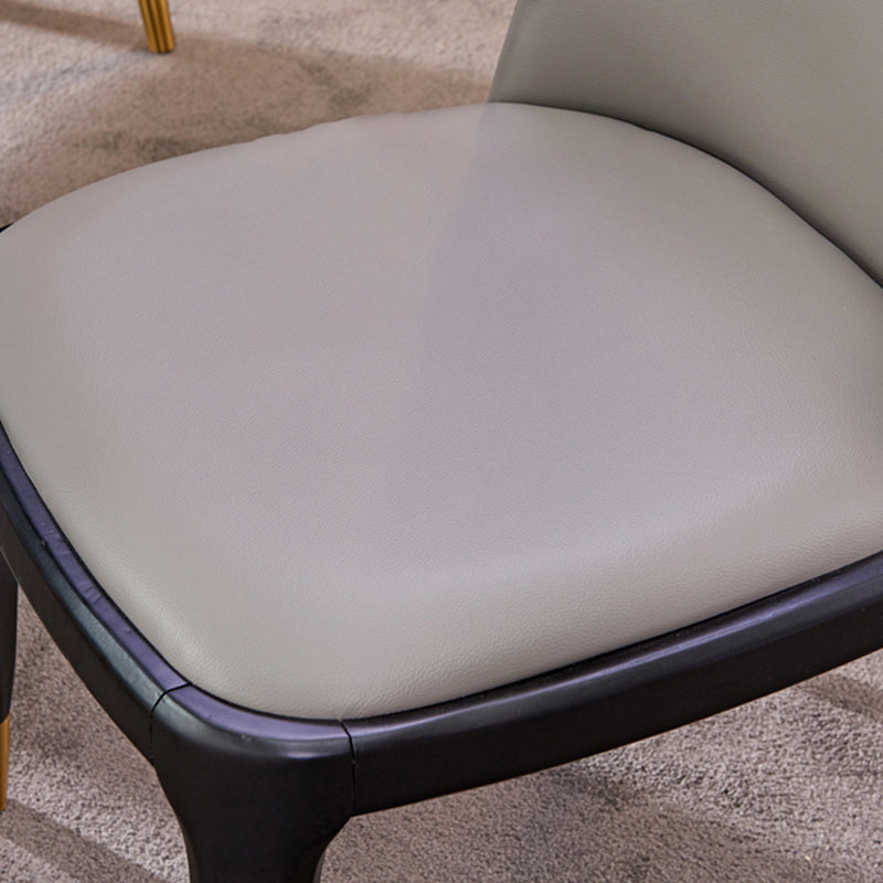 Upholstered Industrial Home Side Chair Matte Finish Parsons Dining Chair (Set of 2) Clearhalo ' kitchen&dining_furn' 'Dining Chairs' 'Dining Tables & Seating' 'dining_chair' 'furn' 'furn_dining_chair' 'Furniture' 'furniture_dining_chair' 'Kitchen & Dining Furniture' 'kitchen' 3944647
