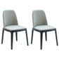 Upholstered Industrial Home Side Chair Matte Finish Parsons Dining Chair (Set of 2) Silver Gray Clearhalo ' kitchen&dining_furn' 'Dining Chairs' 'Dining Tables & Seating' 'dining_chair' 'furn' 'furn_dining_chair' 'Furniture' 'furniture_dining_chair' 'Kitchen & Dining Furniture' 'kitchen' 3944648