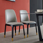 Upholstered Industrial Home Side Chair Matte Finish Parsons Dining Chair (Set of 2) Clearhalo ' kitchen&dining_furn' 'Dining Chairs' 'Dining Tables & Seating' 'dining_chair' 'furn' 'furn_dining_chair' 'Furniture' 'furniture_dining_chair' 'Kitchen & Dining Furniture' 'kitchen' 3944655