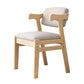 Scandinavian Home Arm Chair Open Back Upholstered Wood Single Dining Room Chair Light Wood Clearhalo ' kitchen&dining_furn' 'Dining Chairs' 'Dining Tables & Seating' 'dining_chair' 'furn' 'furn_dining_chair' 'Furniture' 'furniture_dining_chair' 'Kitchen & Dining Furniture' 'kitchen' 3944729