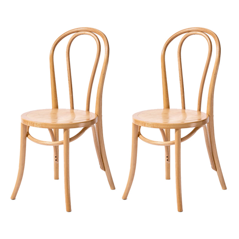 Beech Wood Contemporary Style Chair Kitchen Dining Windsor Back Side Chairs Wood Wood 2 Piece Set Clearhalo ' kitchen&dining_furn' 'Dining Chairs' 'Dining Tables & Seating' 'dining_chair' 'furn' 'furn_dining_chair' 'Furniture' 'furniture_dining_chair' 'Kitchen & Dining Furniture' 'kitchen' 3944806