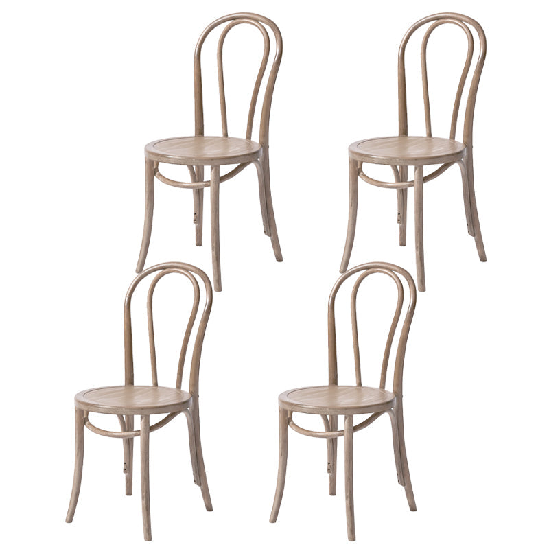 Beech Wood Contemporary Style Chair Kitchen Dining Windsor Back Side Chairs Smoke Gray Wood 4 Piece Set Clearhalo ' kitchen&dining_furn' 'Dining Chairs' 'Dining Tables & Seating' 'dining_chair' 'furn' 'furn_dining_chair' 'Furniture' 'furniture_dining_chair' 'Kitchen & Dining Furniture' 'kitchen' 3944820