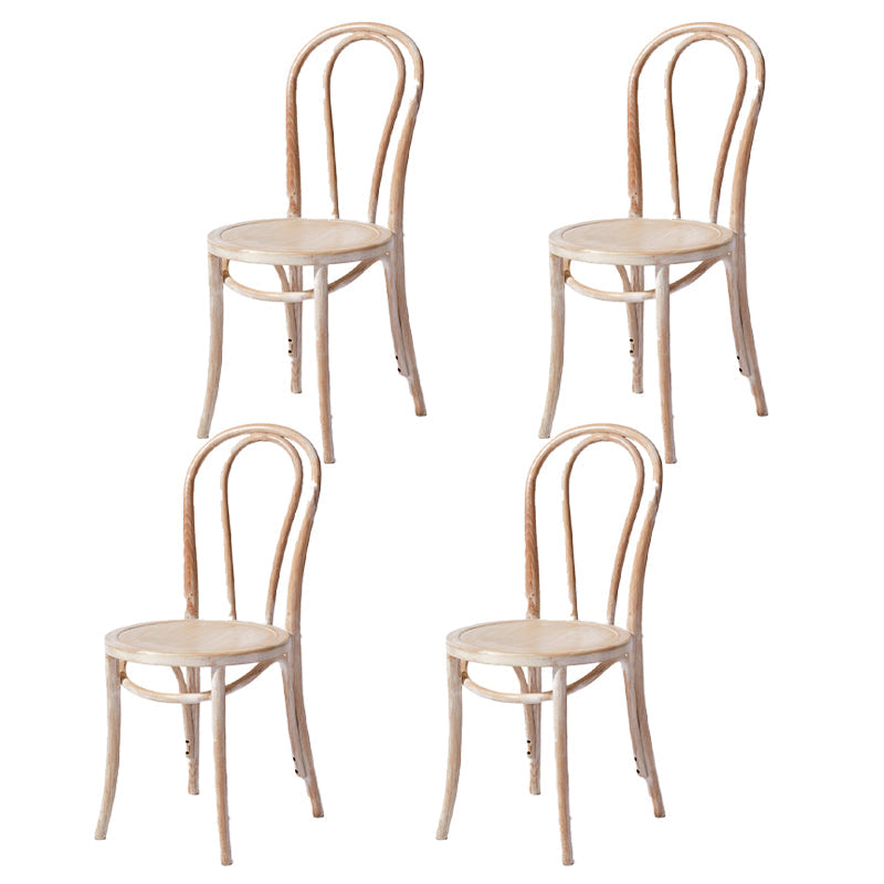 Beech Wood Contemporary Style Chair Kitchen Dining Windsor Back Side Chairs Light Wood Wood 4 Piece Set Clearhalo ' kitchen&dining_furn' 'Dining Chairs' 'Dining Tables & Seating' 'dining_chair' 'furn' 'furn_dining_chair' 'Furniture' 'furniture_dining_chair' 'Kitchen & Dining Furniture' 'kitchen' 3944826