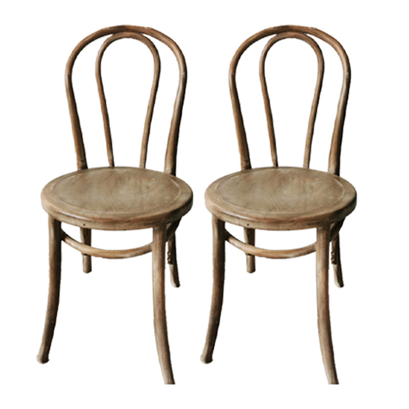 Beech Wood Contemporary Style Chair Kitchen Dining Windsor Back Side Chairs Dark Gray Wood 2 Piece Set Clearhalo ' kitchen&dining_furn' 'Dining Chairs' 'Dining Tables & Seating' 'dining_chair' 'furn' 'furn_dining_chair' 'Furniture' 'furniture_dining_chair' 'Kitchen & Dining Furniture' 'kitchen' 3944843