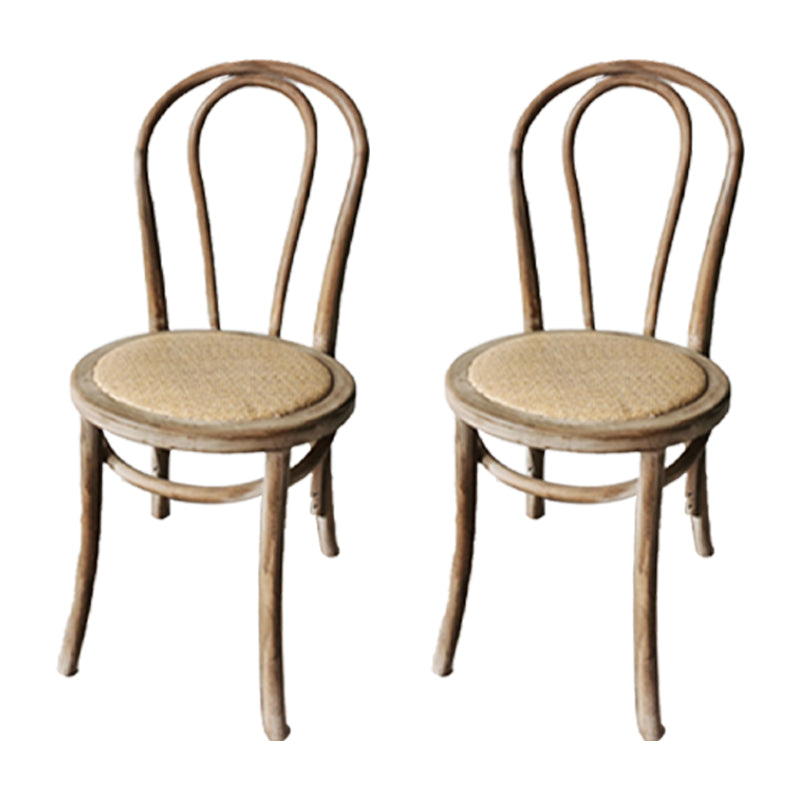 Beech Wood Contemporary Style Chair Kitchen Dining Windsor Back Side Chairs Dark Gray Wicker & Rattan 2 Piece Set Clearhalo ' kitchen&dining_furn' 'Dining Chairs' 'Dining Tables & Seating' 'dining_chair' 'furn' 'furn_dining_chair' 'Furniture' 'furniture_dining_chair' 'Kitchen & Dining Furniture' 'kitchen' 3944846