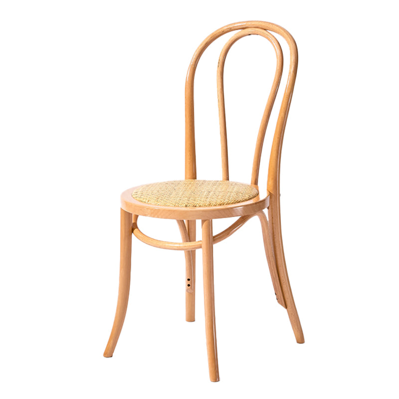 Beech Wood Contemporary Style Chair Kitchen Dining Windsor Back Side Chairs Wood Wicker & Rattan 1 Piece Clearhalo ' kitchen&dining_furn' 'Dining Chairs' 'Dining Tables & Seating' 'dining_chair' 'furn' 'furn_dining_chair' 'Furniture' 'furniture_dining_chair' 'Kitchen & Dining Furniture' 'kitchen' 3944851