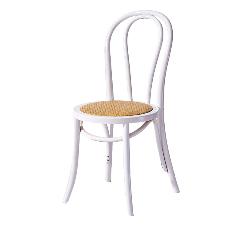 Beech Wood Contemporary Style Chair Kitchen Dining Windsor Back Side Chairs White Wicker & Rattan 1 Piece Clearhalo ' kitchen&dining_furn' 'Dining Chairs' 'Dining Tables & Seating' 'dining_chair' 'furn' 'furn_dining_chair' 'Furniture' 'furniture_dining_chair' 'Kitchen & Dining Furniture' 'kitchen' 3944857