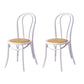 Beech Wood Contemporary Style Chair Kitchen Dining Windsor Back Side Chairs White Wicker & Rattan 2 Piece Set Clearhalo ' kitchen&dining_furn' 'Dining Chairs' 'Dining Tables & Seating' 'dining_chair' 'furn' 'furn_dining_chair' 'Furniture' 'furniture_dining_chair' 'Kitchen & Dining Furniture' 'kitchen' 3944858