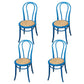 Beech Wood Contemporary Style Chair Kitchen Dining Windsor Back Side Chairs Blue Wicker & Rattan 4 Piece Set Clearhalo ' kitchen&dining_furn' 'Dining Chairs' 'Dining Tables & Seating' 'dining_chair' 'furn' 'furn_dining_chair' 'Furniture' 'furniture_dining_chair' 'Kitchen & Dining Furniture' 'kitchen' 3944859