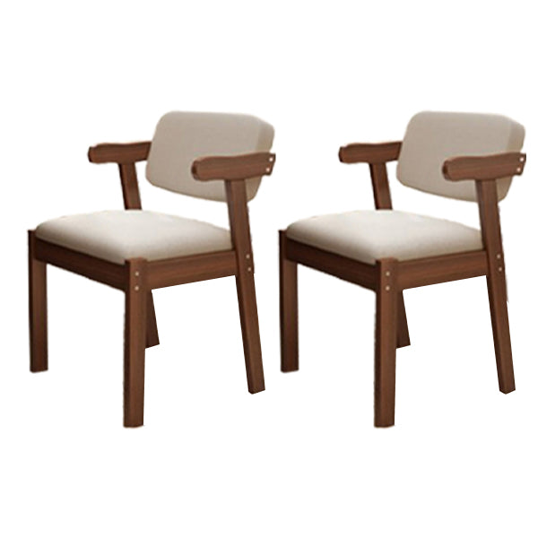 Scandinavian Beech Open Back Arm Chair Matte Finish Upholstered Dining Chair Pewter 2 Piece Set Clearhalo ' kitchen&dining_furn' 'Dining Chairs' 'Dining Tables & Seating' 'dining_chair' 'furn' 'furn_dining_chair' 'Furniture' 'furniture_dining_chair' 'Kitchen & Dining Furniture' 'kitchen' 3944867