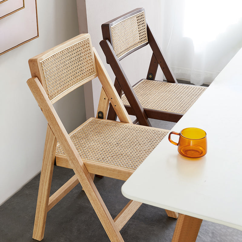 Rubberwood Contemporary Style Chair Open Back Single Dining Side Chair Clearhalo ' kitchen&dining_furn' 'Dining Chairs' 'Dining Tables & Seating' 'dining_chair' 'furn' 'furn_dining_chair' 'Furniture' 'furniture_dining_chair' 'Kitchen & Dining Furniture' 'kitchen' 3944926