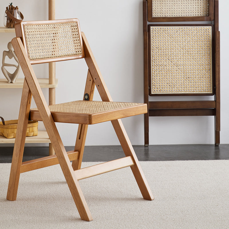 Rubberwood Contemporary Style Chair Open Back Single Dining Side Chair Clearhalo ' kitchen&dining_furn' 'Dining Chairs' 'Dining Tables & Seating' 'dining_chair' 'furn' 'furn_dining_chair' 'Furniture' 'furniture_dining_chair' 'Kitchen & Dining Furniture' 'kitchen' 3944929