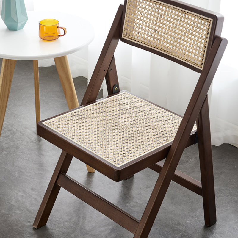 Rubberwood Contemporary Style Chair Open Back Single Dining Side Chair Clearhalo ' kitchen&dining_furn' 'Dining Chairs' 'Dining Tables & Seating' 'dining_chair' 'furn' 'furn_dining_chair' 'Furniture' 'furniture_dining_chair' 'Kitchen & Dining Furniture' 'kitchen' 3944931