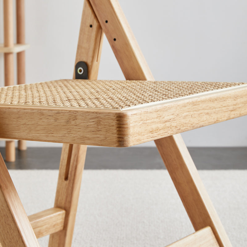 Rubberwood Contemporary Style Chair Open Back Single Dining Side Chair Clearhalo ' kitchen&dining_furn' 'Dining Chairs' 'Dining Tables & Seating' 'dining_chair' 'furn' 'furn_dining_chair' 'Furniture' 'furniture_dining_chair' 'Kitchen & Dining Furniture' 'kitchen' 3944936