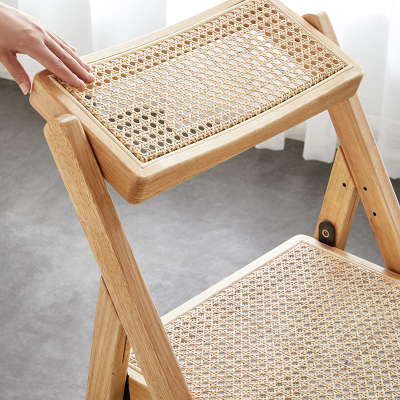 Rubberwood Contemporary Style Chair Open Back Single Dining Side Chair Clearhalo ' kitchen&dining_furn' 'Dining Chairs' 'Dining Tables & Seating' 'dining_chair' 'furn' 'furn_dining_chair' 'Furniture' 'furniture_dining_chair' 'Kitchen & Dining Furniture' 'kitchen' 3944937