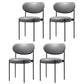 Scandinavian Style Upholstered Side Chairs Open Back Dining Side Chair for Home Grey 4 Piece Set Clearhalo ' kitchen&dining_furn' 'Dining Chairs' 'Dining Tables & Seating' 'dining_chair' 'furn' 'furn_dining_chair' 'Furniture' 'furniture_dining_chair' 'Kitchen & Dining Furniture' 'kitchen' 3944955