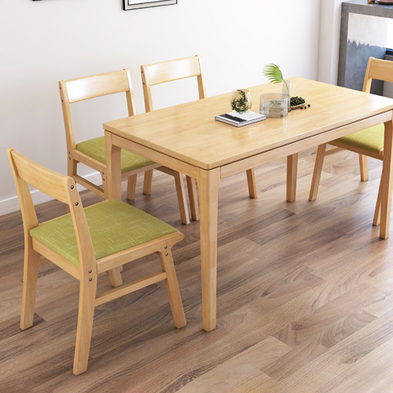 Rubberwood Armless Dining Chair Open Back Upholstered Single Dining Side Chair Clearhalo ' kitchen&dining_furn' 'Dining Chairs' 'Dining Tables & Seating' 'dining_chair' 'furn' 'furn_dining_chair' 'Furniture' 'furniture_dining_chair' 'Kitchen & Dining Furniture' 'kitchen' 3944959