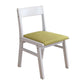 Rubberwood Armless Dining Chair Open Back Upholstered Single Dining Side Chair Light Green White Clearhalo ' kitchen&dining_furn' 'Dining Chairs' 'Dining Tables & Seating' 'dining_chair' 'furn' 'furn_dining_chair' 'Furniture' 'furniture_dining_chair' 'Kitchen & Dining Furniture' 'kitchen' 3944964