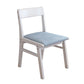 Rubberwood Armless Dining Chair Open Back Upholstered Single Dining Side Chair Light Blue White Clearhalo ' kitchen&dining_furn' 'Dining Chairs' 'Dining Tables & Seating' 'dining_chair' 'furn' 'furn_dining_chair' 'Furniture' 'furniture_dining_chair' 'Kitchen & Dining Furniture' 'kitchen' 3944974