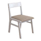 Rubberwood Armless Dining Chair Open Back Upholstered Single Dining Side Chair Light Coffee White Clearhalo ' kitchen&dining_furn' 'Dining Chairs' 'Dining Tables & Seating' 'dining_chair' 'furn' 'furn_dining_chair' 'Furniture' 'furniture_dining_chair' 'Kitchen & Dining Furniture' 'kitchen' 3944977