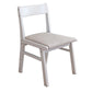 Rubberwood Armless Dining Chair Open Back Upholstered Single Dining Side Chair Cream Gray White Clearhalo ' kitchen&dining_furn' 'Dining Chairs' 'Dining Tables & Seating' 'dining_chair' 'furn' 'furn_dining_chair' 'Furniture' 'furniture_dining_chair' 'Kitchen & Dining Furniture' 'kitchen' 3944980