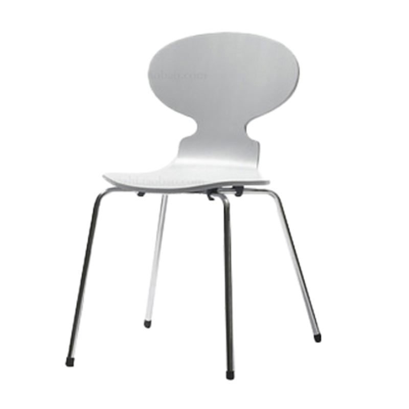 Industrial Style Wood Dining Side Chair Solid Back Armless Single Dining Chair Light Gray Clearhalo ' kitchen&dining_furn' 'Dining Chairs' 'Dining Tables & Seating' 'dining_chair' 'furn' 'furn_dining_chair' 'Furniture' 'furniture_dining_chair' 'Kitchen & Dining Furniture' 'kitchen' 3945002