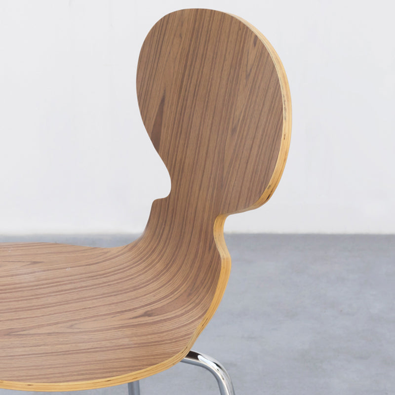 Industrial Style Wood Dining Side Chair Solid Back Armless Single Dining Chair Clearhalo ' kitchen&dining_furn' 'Dining Chairs' 'Dining Tables & Seating' 'dining_chair' 'furn' 'furn_dining_chair' 'Furniture' 'furniture_dining_chair' 'Kitchen & Dining Furniture' 'kitchen' 3945007