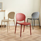Plastic Stackable Armless Dining Chairs Open Back Side Chair (Set of 4) Clearhalo ' kitchen&dining_furn' 'Dining Chairs' 'Dining Tables & Seating' 'dining_chair' 'furn' 'furn_dining_chair' 'Furniture' 'furniture_dining_chair' 'Kitchen & Dining Furniture' 'kitchen' 3945016