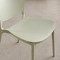 Plastic Stackable Armless Dining Chairs Open Back Side Chair (Set of 4) Clearhalo ' kitchen&dining_furn' 'Dining Chairs' 'Dining Tables & Seating' 'dining_chair' 'furn' 'furn_dining_chair' 'Furniture' 'furniture_dining_chair' 'Kitchen & Dining Furniture' 'kitchen' 3945022