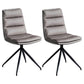Scandinavian Upholstered Dining Chairs Solid Back Armless Side Chairs for Home Use Grey 2 Piece Set Clearhalo ' kitchen&dining_furn' 'Dining Chairs' 'Dining Tables & Seating' 'dining_chair' 'furn' 'furn_dining_chair' 'Furniture' 'furniture_dining_chair' 'Kitchen & Dining Furniture' 'kitchen' 3945055