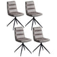 Scandinavian Upholstered Dining Chairs Solid Back Armless Side Chairs for Home Use Grey 4 Piece Set Clearhalo ' kitchen&dining_furn' 'Dining Chairs' 'Dining Tables & Seating' 'dining_chair' 'furn' 'furn_dining_chair' 'Furniture' 'furniture_dining_chair' 'Kitchen & Dining Furniture' 'kitchen' 3945057