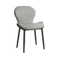 Scandinavian Study Room Side Chair Matte Finish PU Leather Parsons Dining Chair Grey 1 Piece Black Clearhalo ' kitchen&dining_furn' 'Dining Chairs' 'Dining Tables & Seating' 'dining_chair' 'furn' 'furn_dining_chair' 'Furniture' 'furniture_dining_chair' 'Kitchen & Dining Furniture' 'kitchen' 3945088
