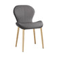 Scandinavian Study Room Side Chair Matte Finish PU Leather Parsons Dining Chair Dark Gray 1 Piece Brass Gold Clearhalo ' kitchen&dining_furn' 'Dining Chairs' 'Dining Tables & Seating' 'dining_chair' 'furn' 'furn_dining_chair' 'Furniture' 'furniture_dining_chair' 'Kitchen & Dining Furniture' 'kitchen' 3945110