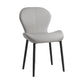 Scandinavian Study Room Side Chair Matte Finish PU Leather Parsons Dining Chair Light Gray 1 Piece Black Clearhalo ' kitchen&dining_furn' 'Dining Chairs' 'Dining Tables & Seating' 'dining_chair' 'furn' 'furn_dining_chair' 'Furniture' 'furniture_dining_chair' 'Kitchen & Dining Furniture' 'kitchen' 3945116