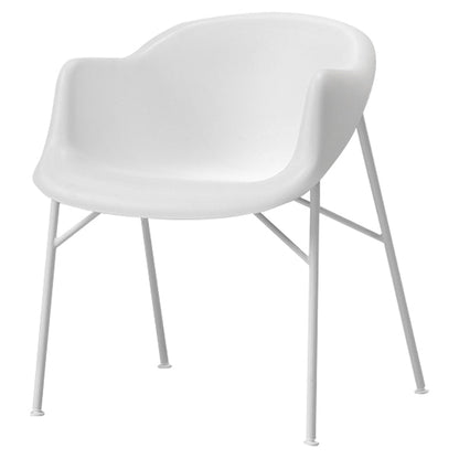 Scandinavian Style Plastic Dining Armchair Solid Back Single Side Chair for Home Use White Clearhalo ' kitchen&dining_furn' 'Dining Chairs' 'Dining Tables & Seating' 'dining_chair' 'furn' 'furn_dining_chair' 'Furniture' 'furniture_dining_chair' 'Kitchen & Dining Furniture' 'kitchen' 3945173