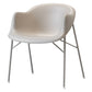 Scandinavian Style Plastic Dining Armchair Solid Back Single Side Chair for Home Use Beige Clearhalo ' kitchen&dining_furn' 'Dining Chairs' 'Dining Tables & Seating' 'dining_chair' 'furn' 'furn_dining_chair' 'Furniture' 'furniture_dining_chair' 'Kitchen & Dining Furniture' 'kitchen' 3945177