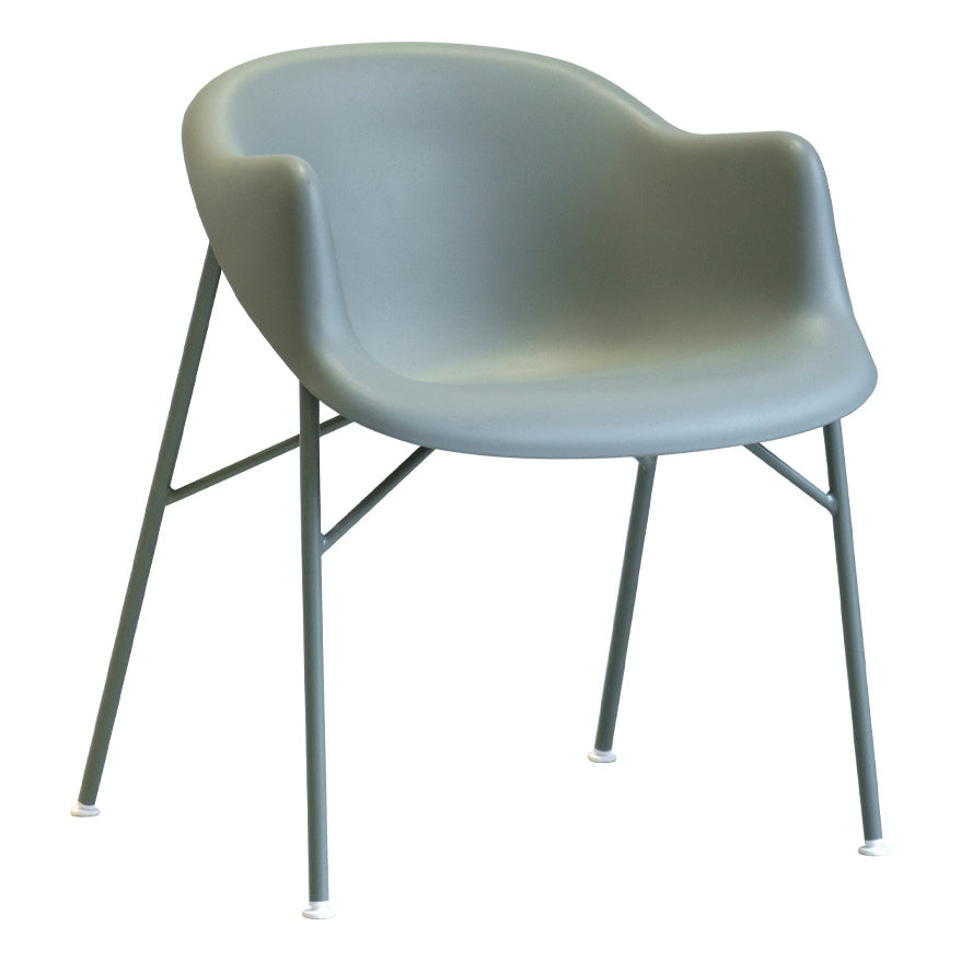 Scandinavian Style Plastic Dining Armchair Solid Back Single Side Chair for Home Use Clearhalo ' kitchen&dining_furn' 'Dining Chairs' 'Dining Tables & Seating' 'dining_chair' 'furn' 'furn_dining_chair' 'Furniture' 'furniture_dining_chair' 'Kitchen & Dining Furniture' 'kitchen' 3945179