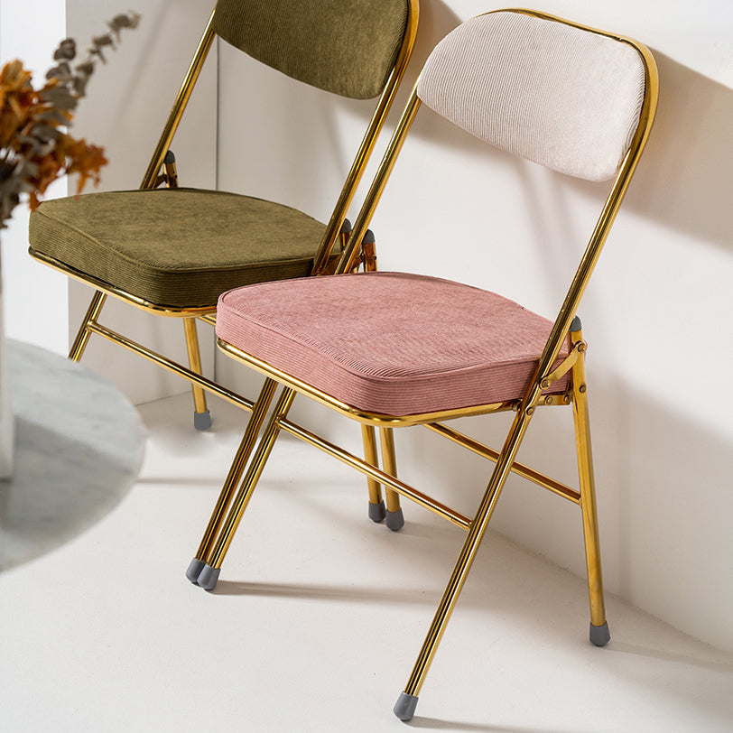 Industrial Style Folding Dining Side Chairs Upholstered Armless Dining Chairs (Set of 2) Clearhalo ' kitchen&dining_furn' 'Dining Chairs' 'Dining Tables & Seating' 'dining_chair' 'furn' 'furn_dining_chair' 'Furniture' 'furniture_dining_chair' 'Kitchen & Dining Furniture' 'kitchen' 3945185