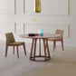 Round Solid Wood Brown Tone Dining Table Modern Pedestal Table for Dining Room Clearhalo ' dining_table' 'Dining Tables & Seating' 'Dining Tables' 'furn' 'furn_dining_table' 'Furniture' 'furniture_dining_table' 'Kitchen & Dining Furniture' 'kitchen&dining_furn' 'kitchen' 'kitchen_dining_table' 3945254